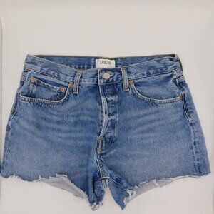 Agolde Blue Jean Shorts